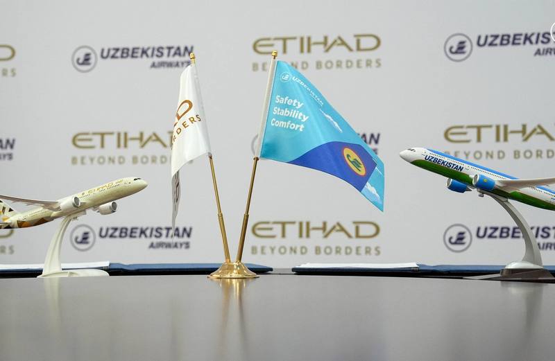 Uzbekistan AIrways Etihad