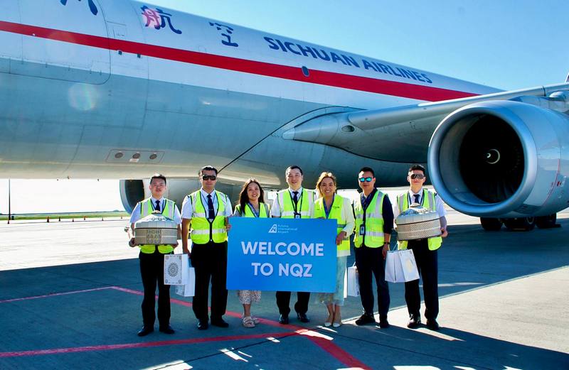 New transit cargo carrier arrives at Astana Airport