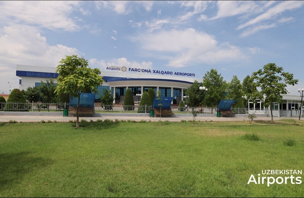 Fergana airport in Uzbekistan